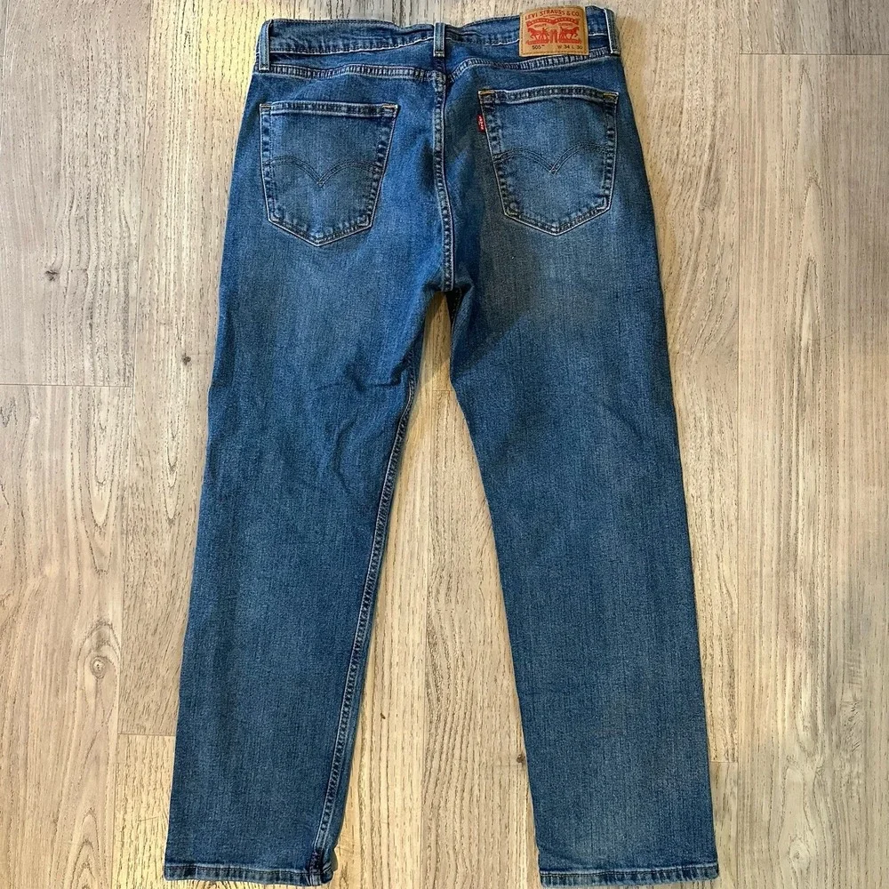 Levi's 505 Jeans Mens‎ Size 34X30 Blue Denim Cotton Classic Regular Straight Fit